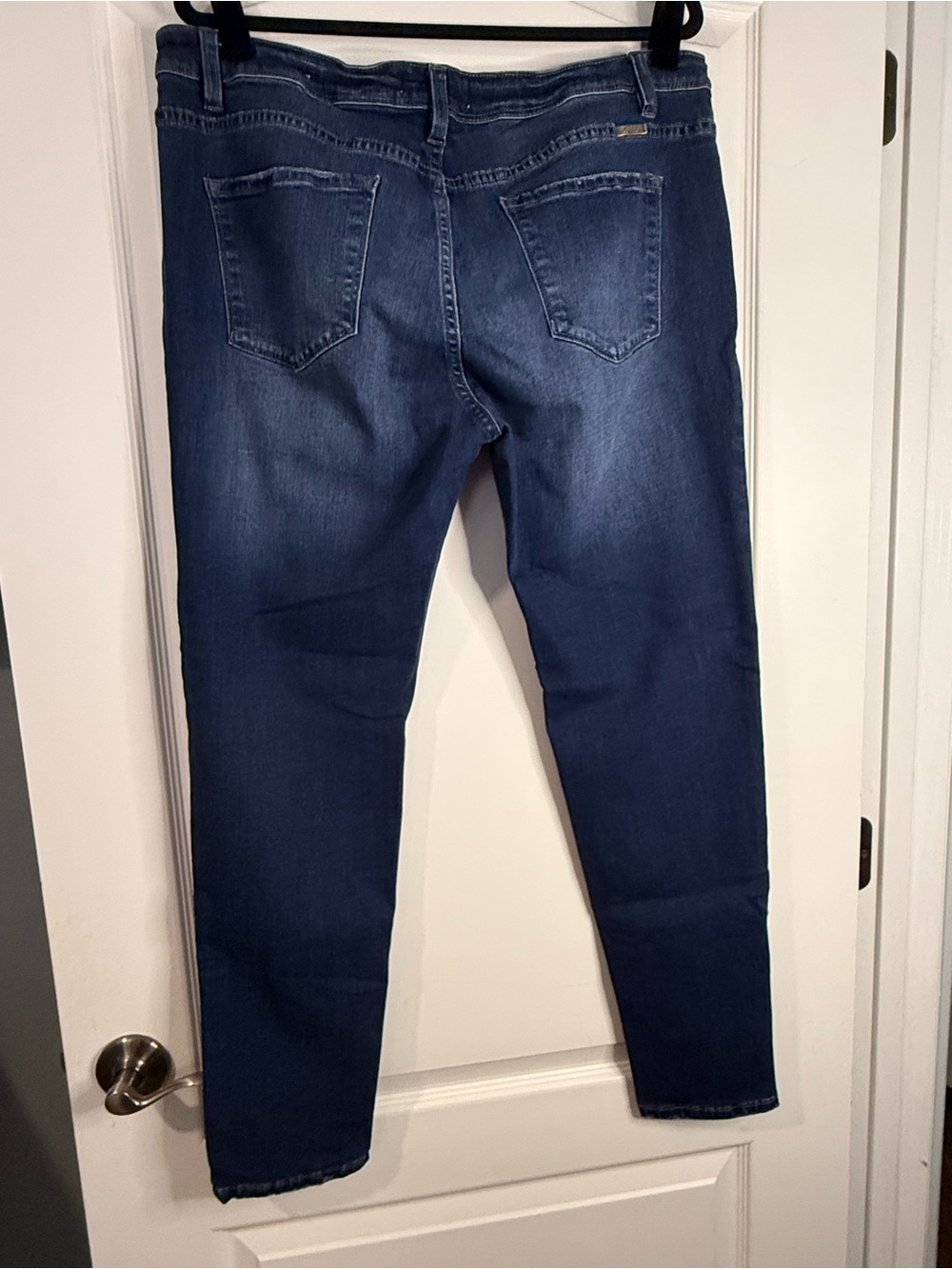 KanCan Dark Blue Skinny Jeans with Distressed Detail - Picture 3 of 9